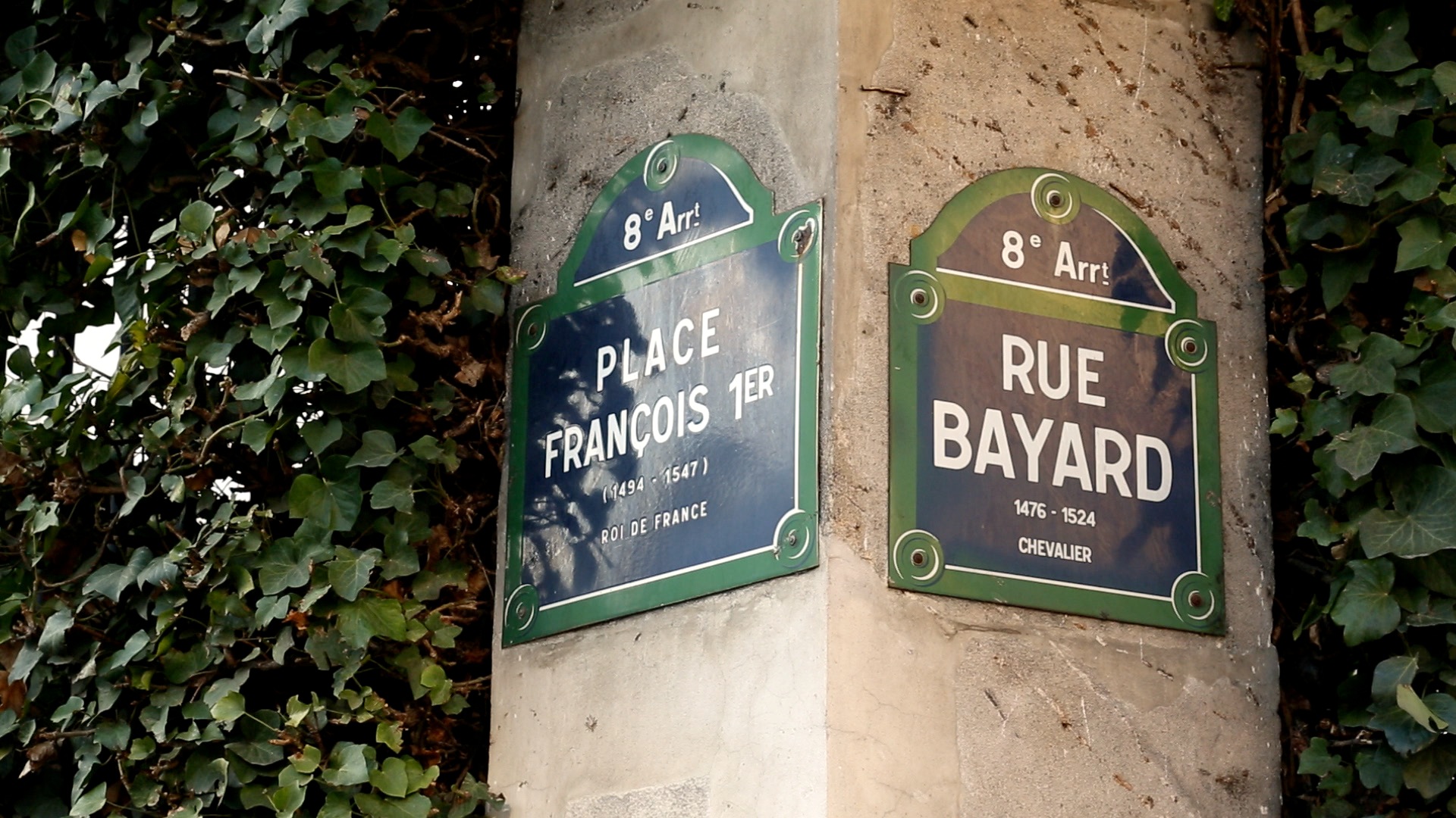 A street sign in Paris.