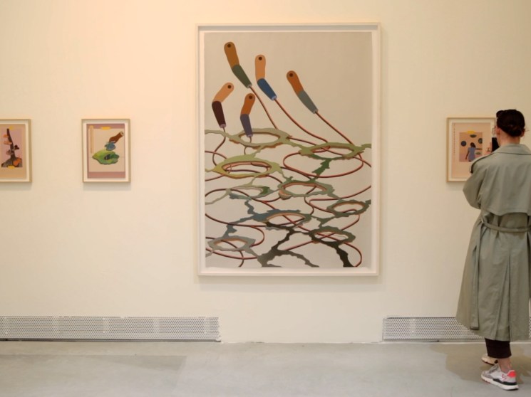 Paintings at the Venice Biennale.