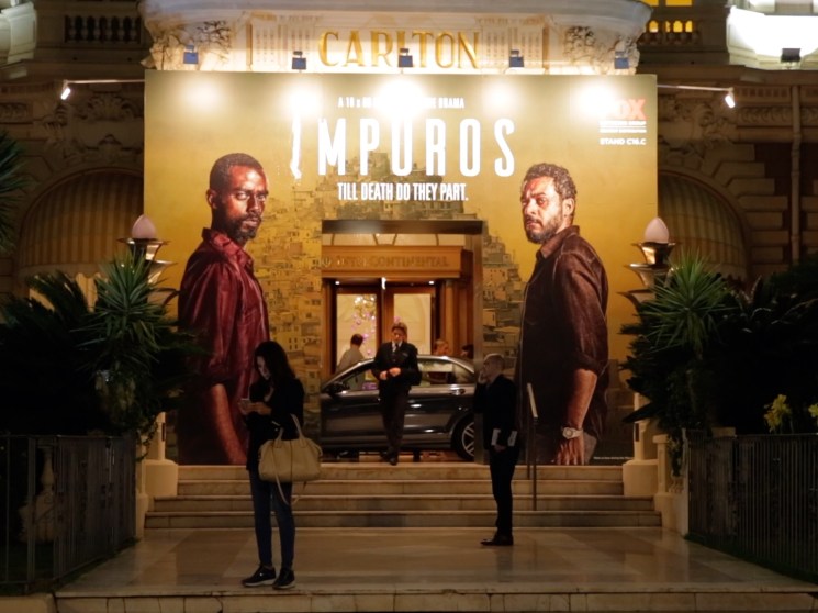 Entrance at Carlton hotel