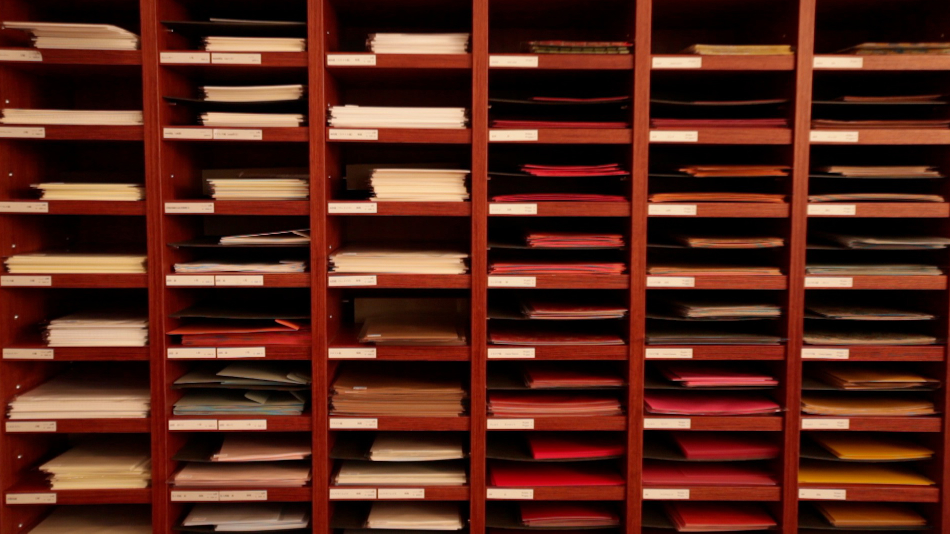 envelopes in a shop