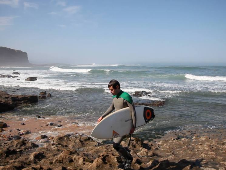 Surfer in Ericeira