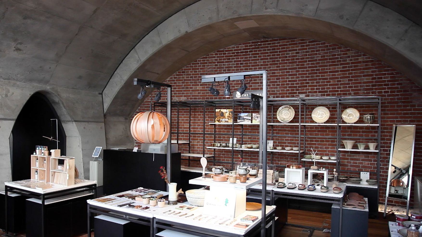 A shop at a former train station.