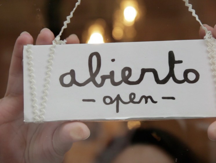open shop sign
