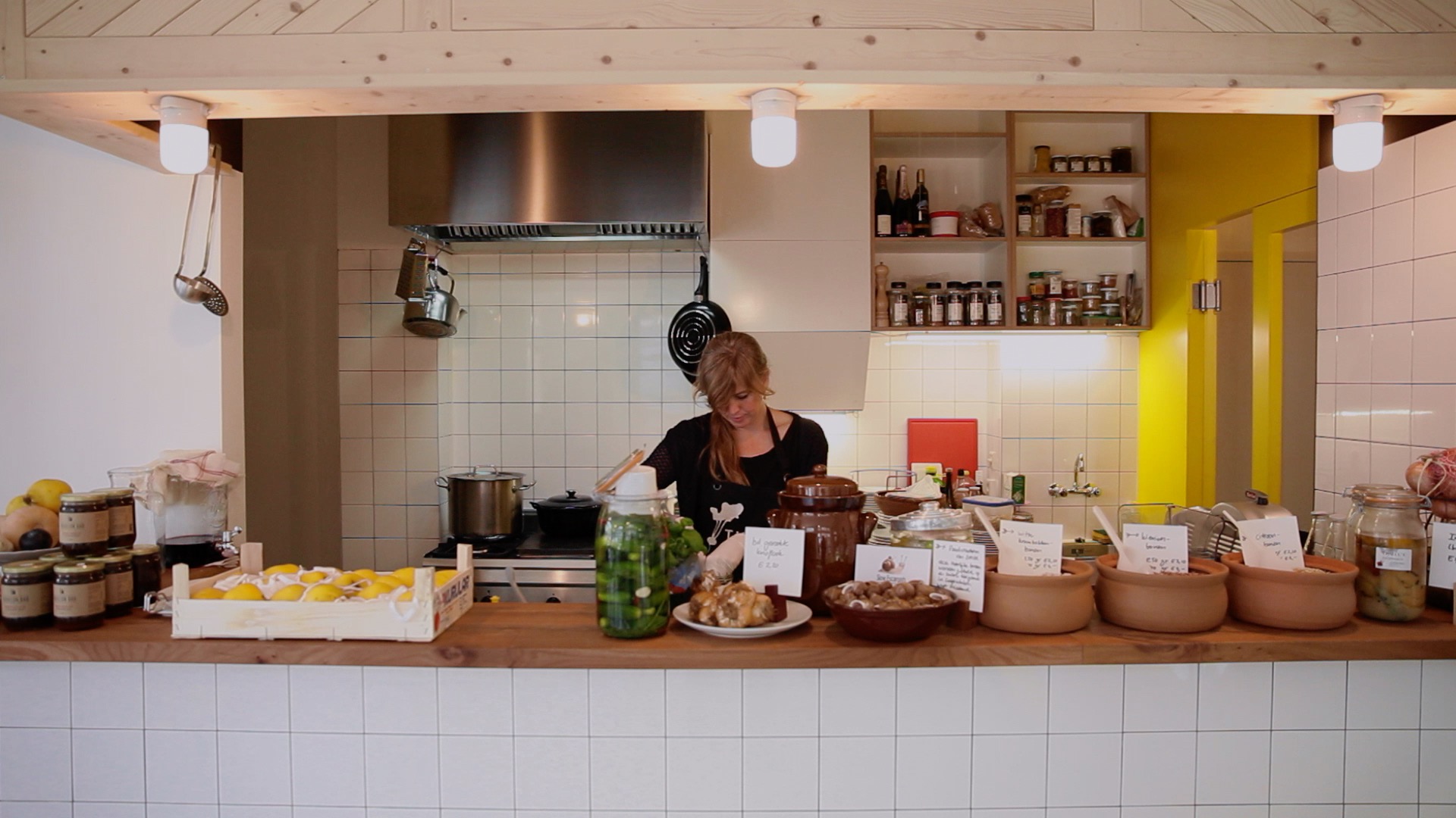 Interior of the shop Thull's in Amsterdam.