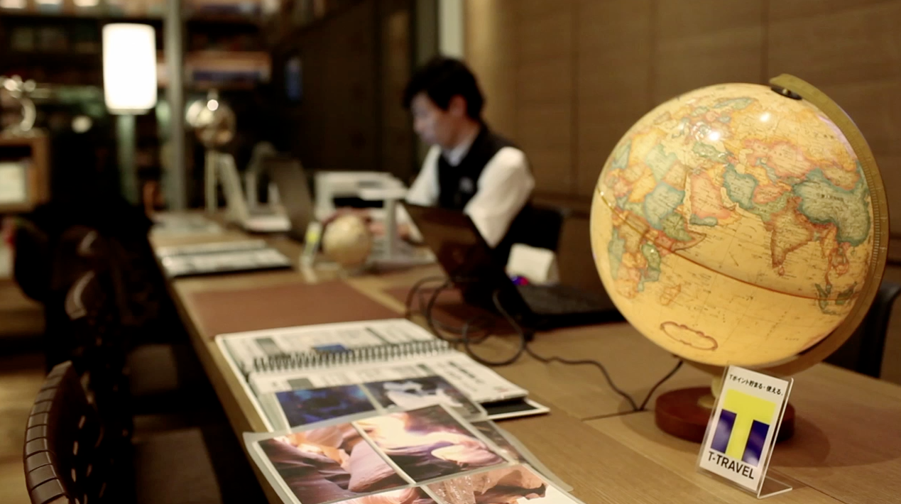 person at desk