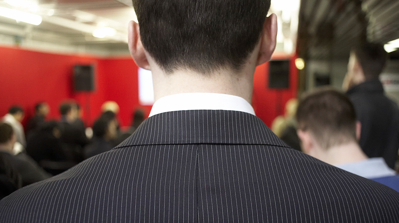 back of man's head