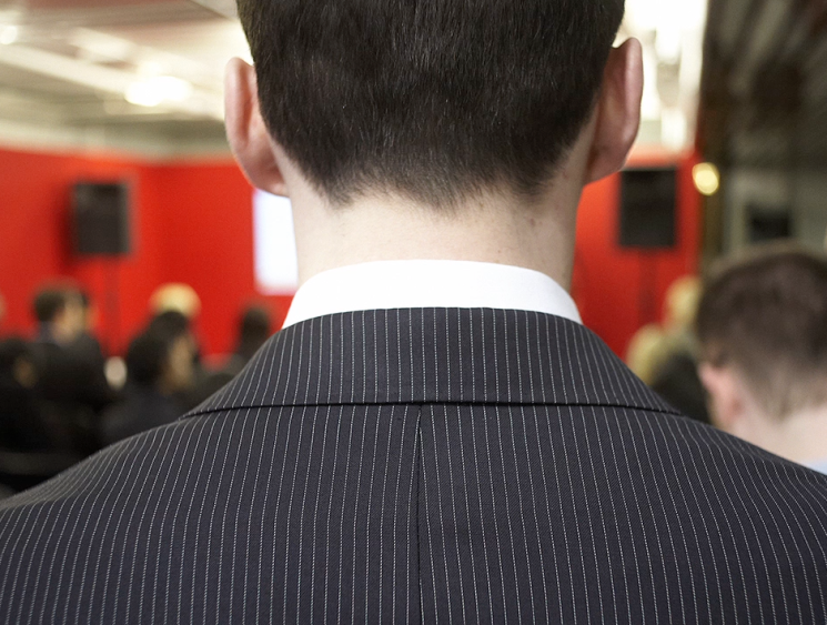 back of man's head