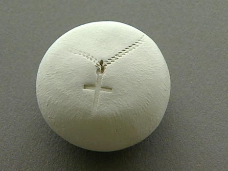 design ball with a cross mark
