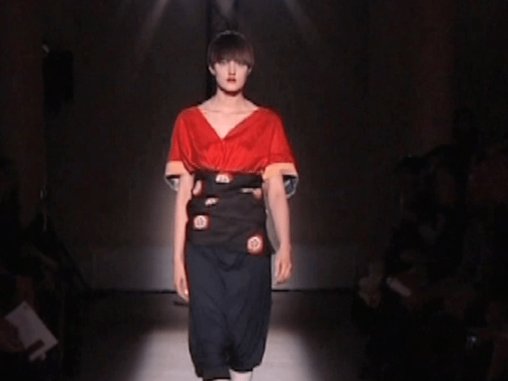 Tomorrowland model on catwalk