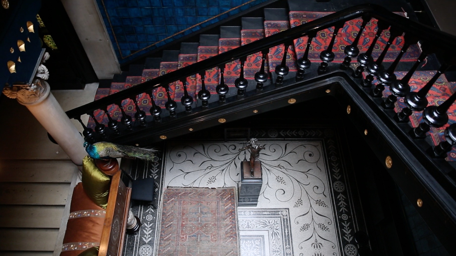 Staircase at Leighton House in London.