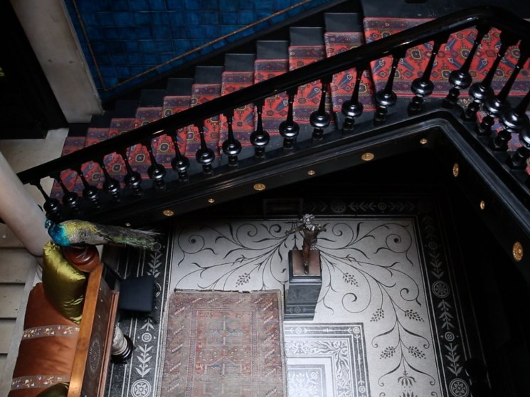 Staircase at Leighton House in London.