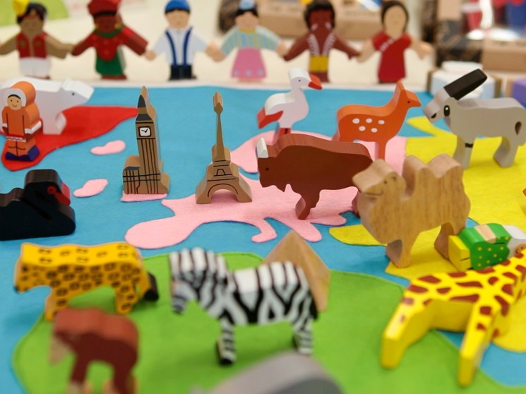 Wooden toys.