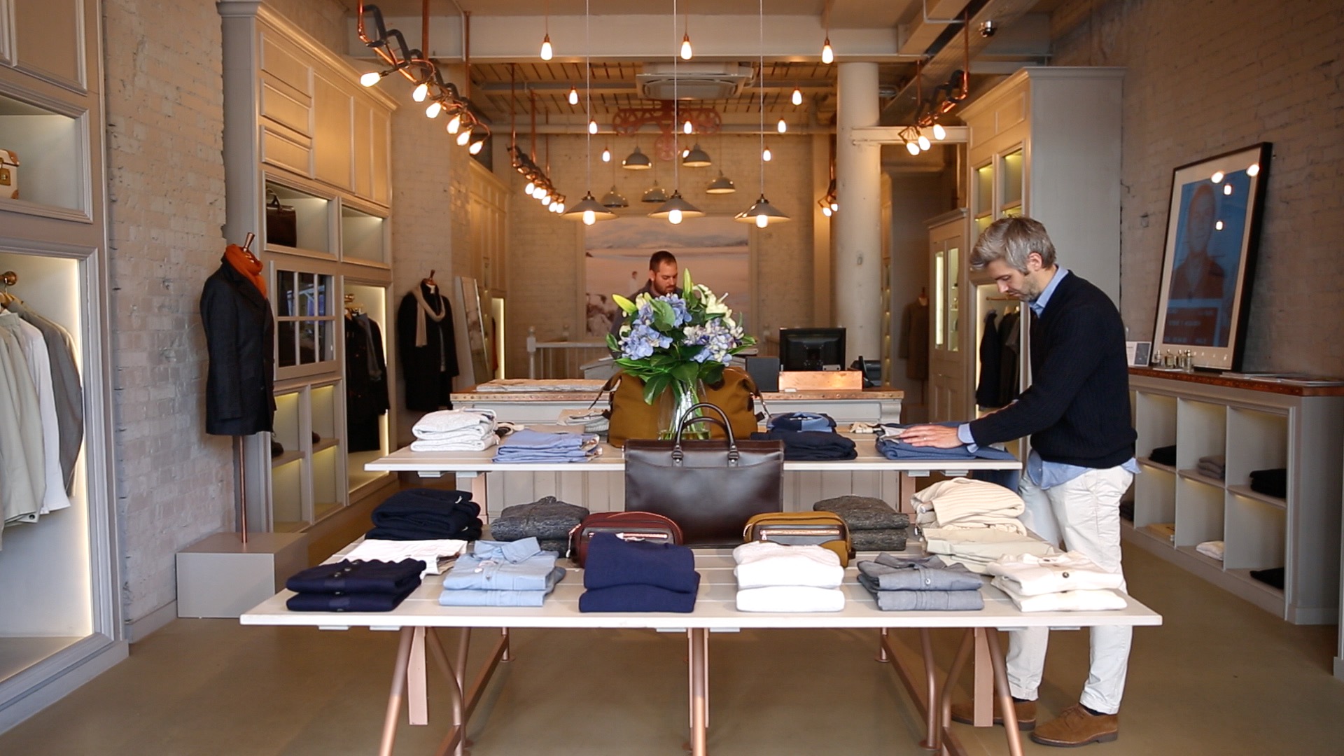 A clothes shop in Manchester.