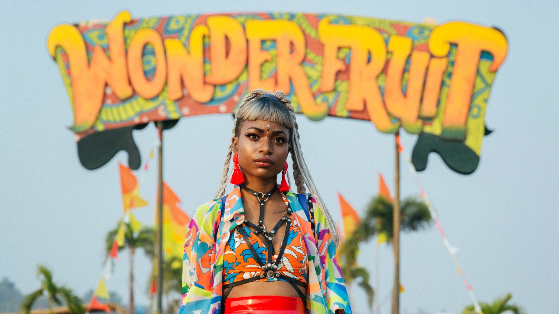 A woman at Wonderfruit festival.