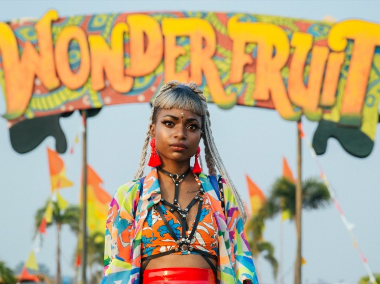 A woman at Wonderfruit festival.