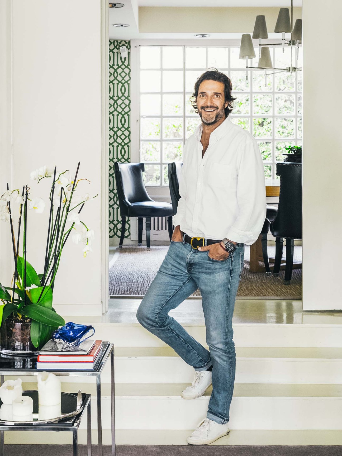 Portrait of Javier Goyeneche, founder and president of sustainable fashion brand Ecoalf