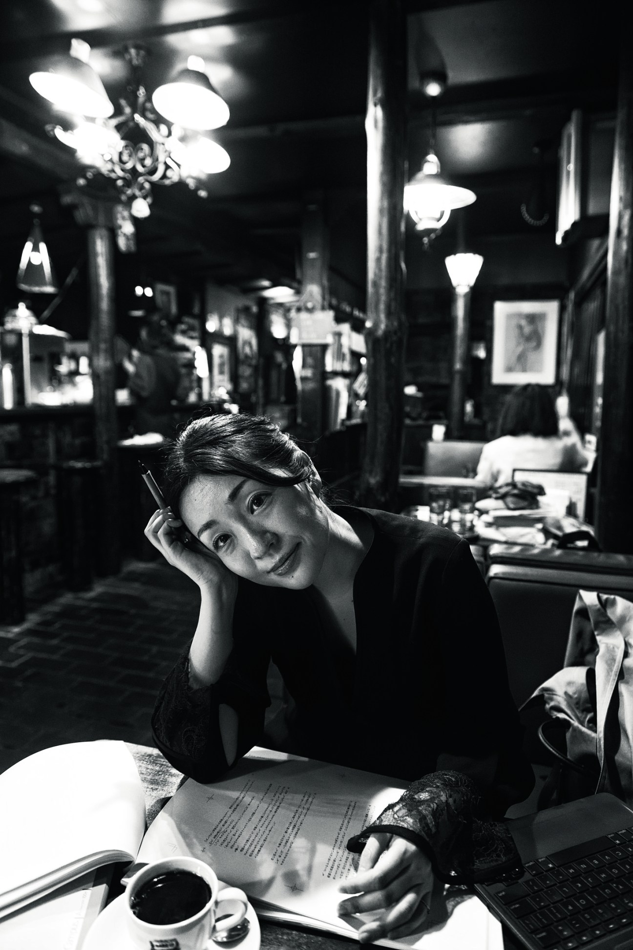 Portrait of Sayaka Murata, novelist and winner of the Akutagawa prize