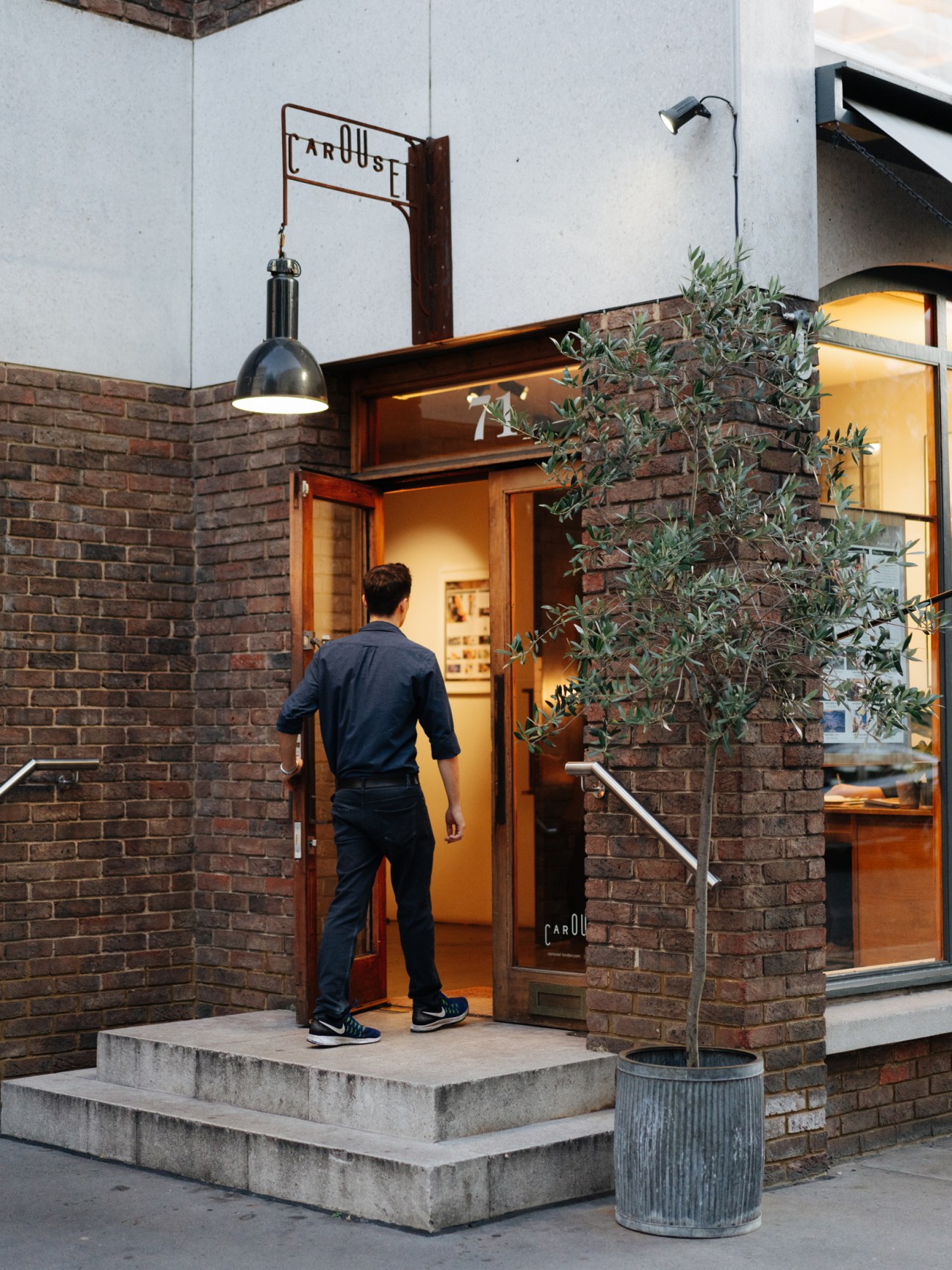Entrance to Carousel restaurant